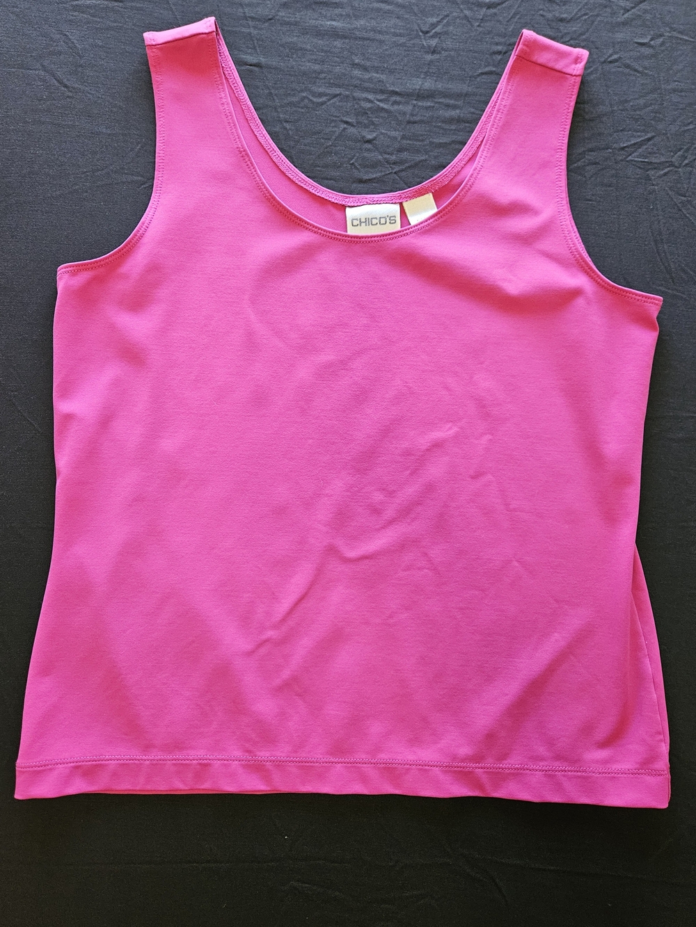 Chico's Bright Pink Scoop Neck Tank Top